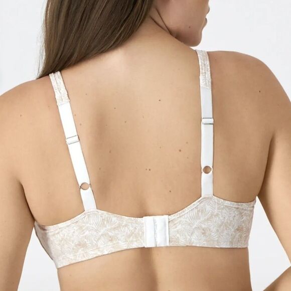 NWOT Bali 3385 Beige Leaf Minimizer Underwire Bra 36D - Picture 13 of 14